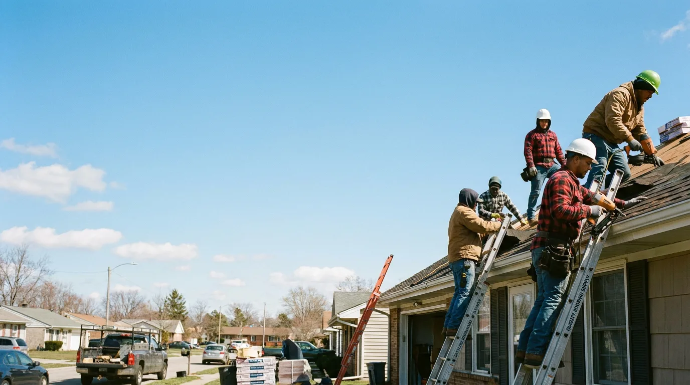 Roofing in Tovey, IL near me